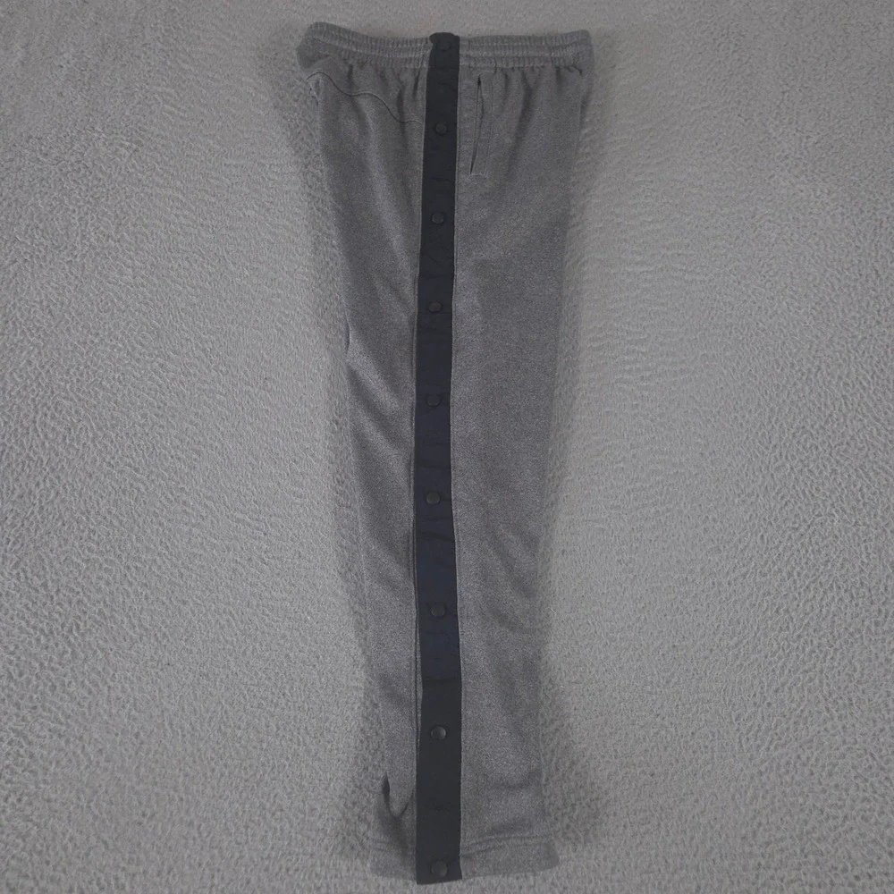 Old Navy Pants Boys XL Gray Side Snap French Terry Go-Dry Straight Leg Athletic